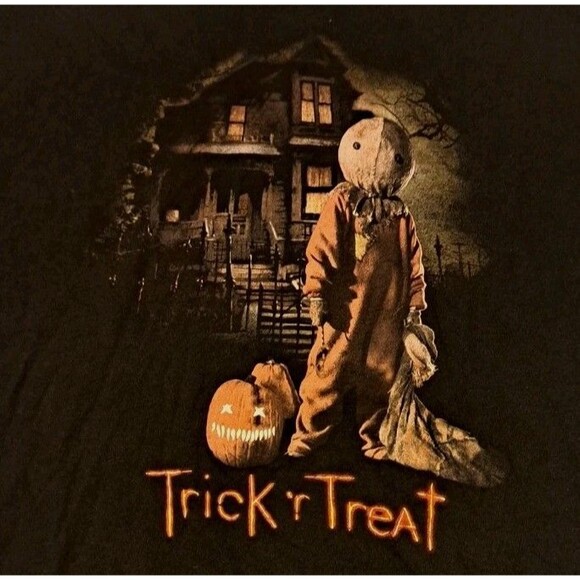 Trick ’R Treat Movie Sam Men’s XL Black T-Shirt 2019 Legendary Horror Halloween - Picture 2 of 6